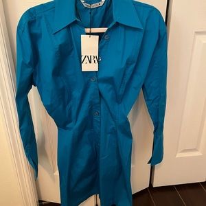 Zara long sleeve cotton dress